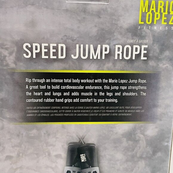 Speed Jump Rope Mario Lopez Fitness Tones & Burns Calories - Picture 6 of 8